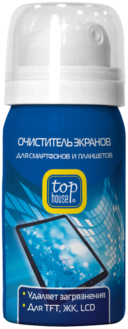 Limpador de tela Top House para smartphones e tablets 40 ml