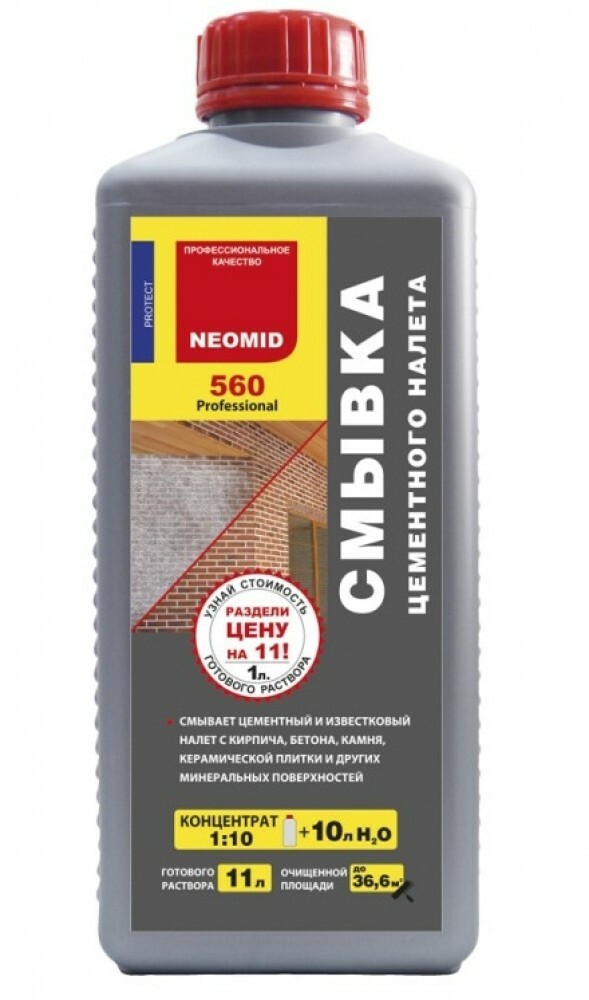 Removedor de revestimento de cimento Neomid 560, 0,5 l