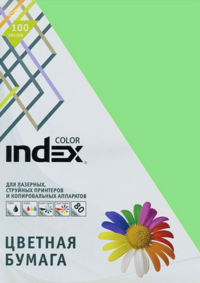 Carta a colori Index Colour, 80 g/m2, A4, pistacchio, 100 fogli