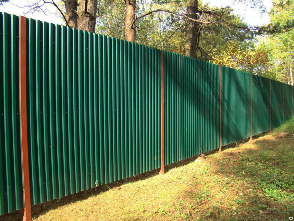fence of corrugated design ideas