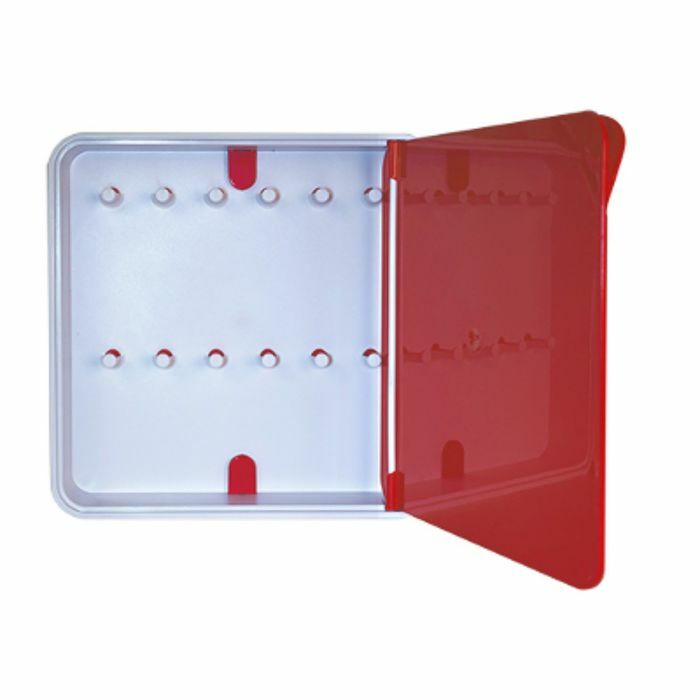 Caja de llaves Byline, color de la puerta rojo