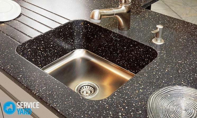 Than to clean a sink from an artificial stone