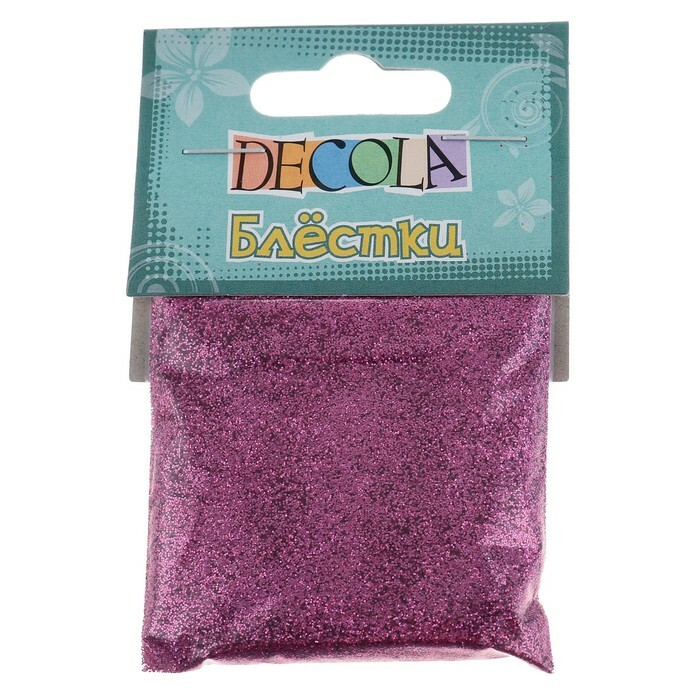 Glitter dekors ZHK Decola 0,1 mm, 20 g, violets W041-213-0.1