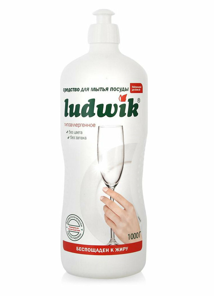 Ludwik tekutý umývací prostriedok na riad hypoalergénny 1 l