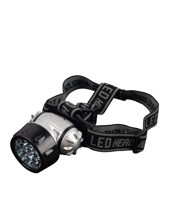 LED galveno lukturu navigators (949171) ar baterijām 19 LED galvenais lukturis