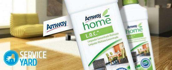 Stain remover Amway