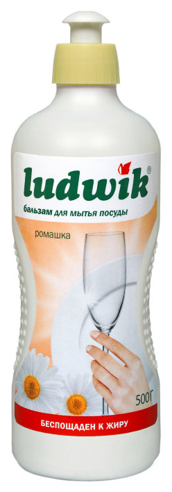 Líquido lavavajillas Ludwik manzanilla 500 ml