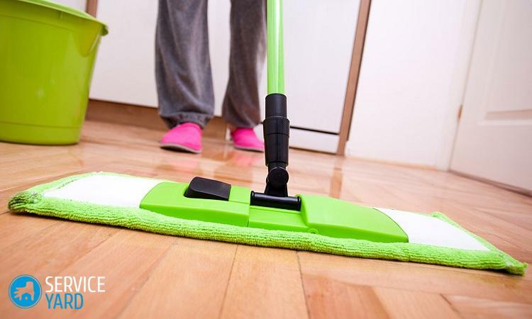 How to take care of the floor of laminate?