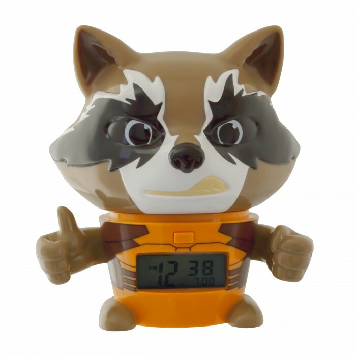 Reloj Marvel (Marvel) Alarm BulbBotz Guardianes de la Galaxia Rocket Raccoon 14 cm