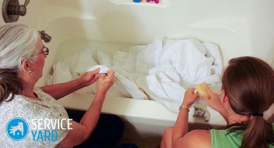 Hur man tvättar en brudklänning med strass i hemmet?