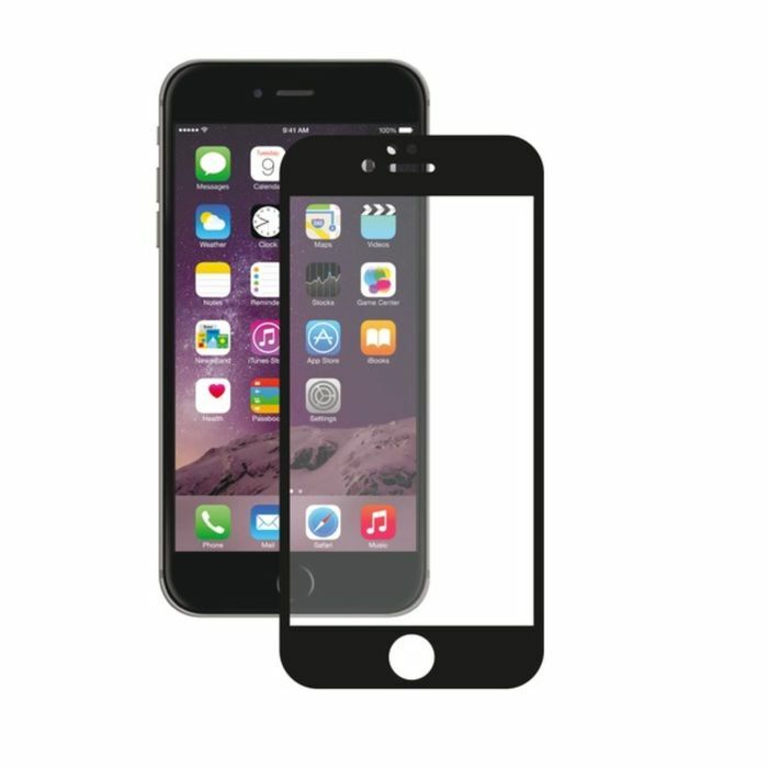 Deppa (62037) Protetor de tela de vidro temperado 3D para iPhone 7 Plus, 0,3 mm, preto