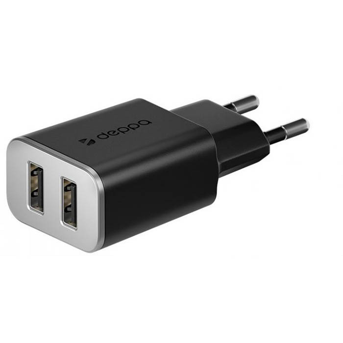 Wall charger Deppa 2.4A Black