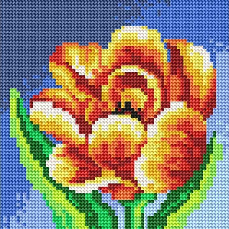 Diamond embroidery " Terry tulip"