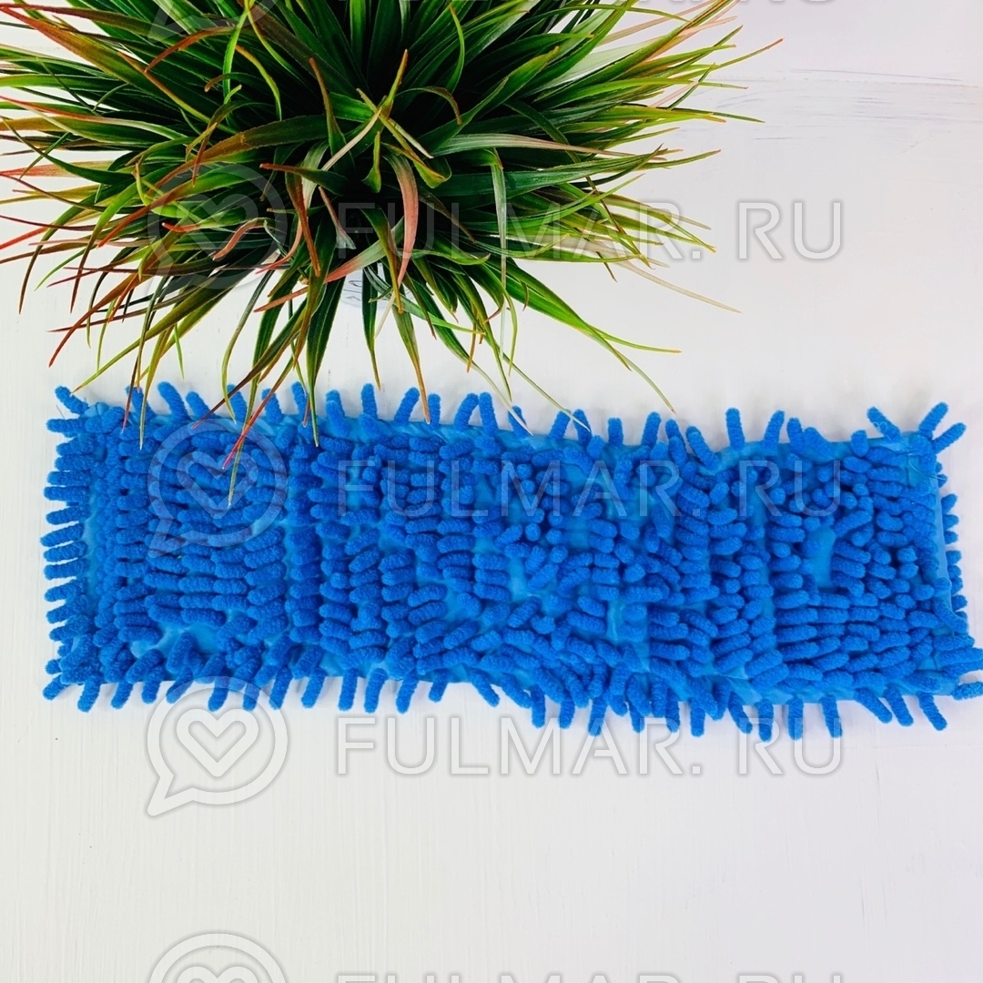  Moppaufsatz 39,5 11,5 cm, Mikrofaser, Boucle, blau