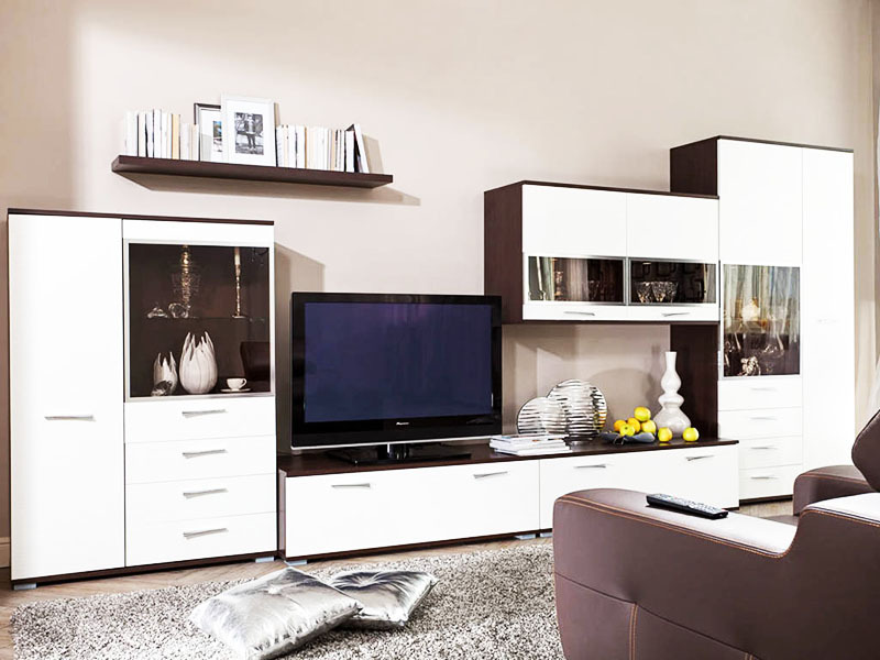 Modern tarzda modüler oturma odası mobilyaları: seçim kuralları