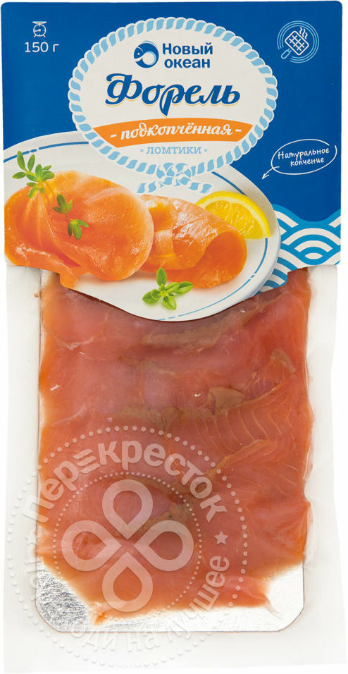 Trout New Ocean smoked fillet-slices 150g