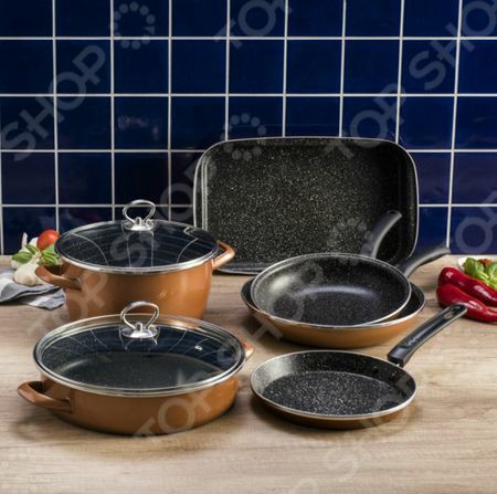 Cookware set Delimano " Power of the Stone" Lux