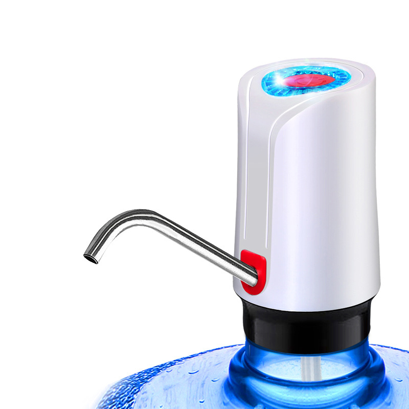 Pārnēsājams elektriskais automātiskais ūdens sūkņa dozators USB uzlādes netoksisks galonu dzeramā pudeles slēdža sūknis