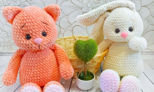 We knit from plush yarn: useful tips