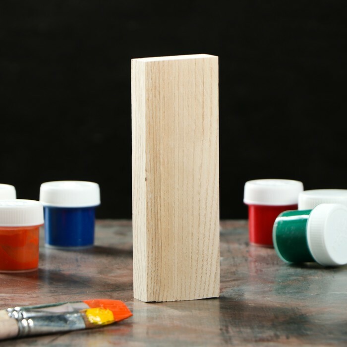Drewniany klocek dla kreatywności, jesion, 130 x 45 x 20 mm