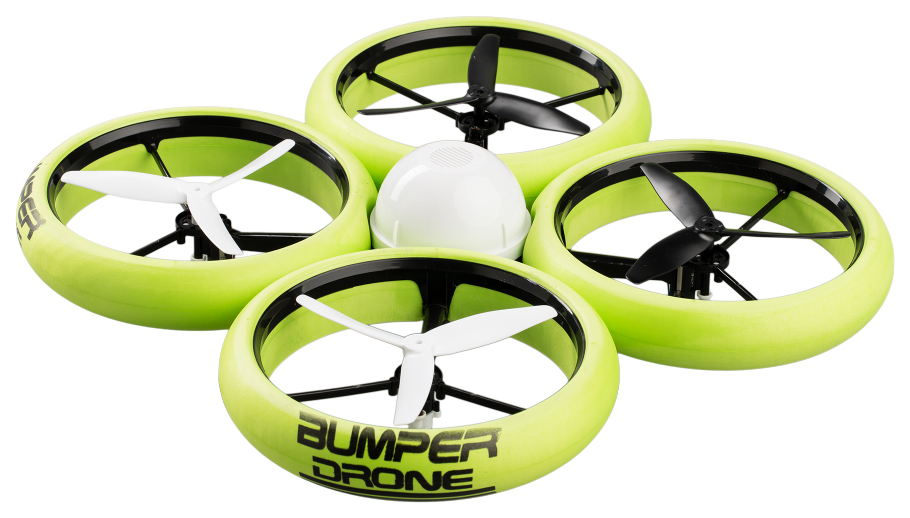 RC Quadcopter Silverlit Stötfångare Drone Grön