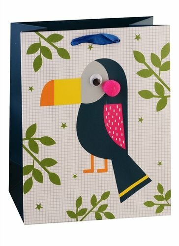 A5 package 23 * 18 * 10 Toucan for children, paper mat laminate