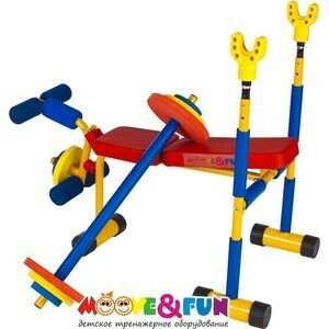 Macchina per esercizi per bambini Moove # e # Fun Supporto bilanciere (panca) SH-06