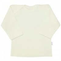 Sweatshirt (T-shirt) met lange mouwen, gladde interlock, maat 74, hoogte 69-74 cm
