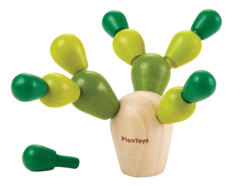 Rodinná stolná hra PlanToys Cactus Balancer