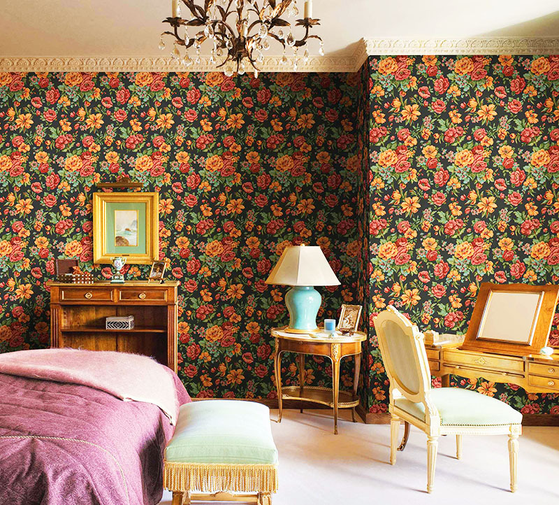 As variações de seda, veludo e feltro transformarão seu quarto em um luxuoso salão de recepção