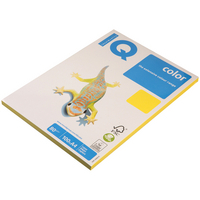 IQ Color intensief papier, A4, 80 gsm, 100 vel, kanariegeel