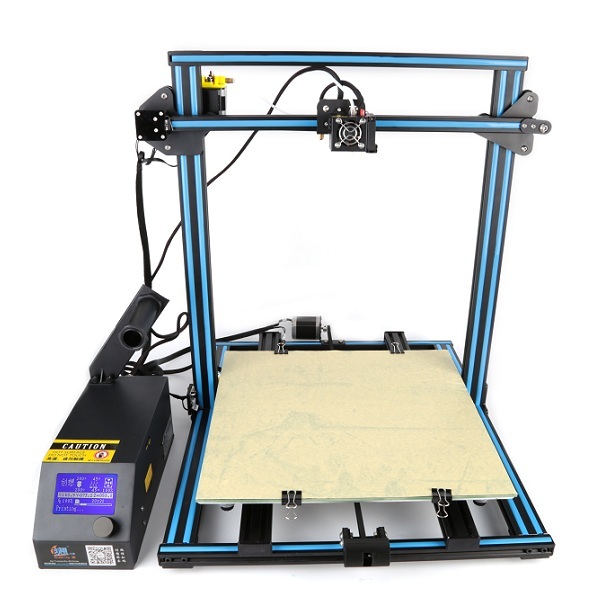 ® CR-10 Anpassad 400 * 400 * 400 Utskriftsstorlek DIY 3D Kit-skrivare 1,75 mm 0,4 mm munstycke med 2x 1 kg PLA-filament