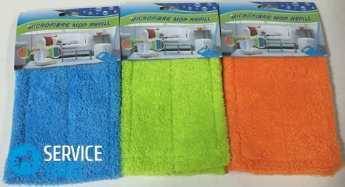 Microfiber squeegee dyse