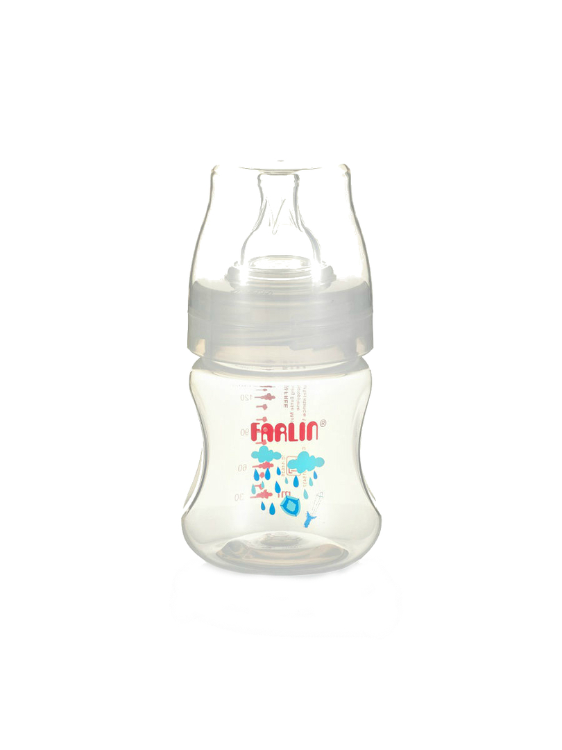FARLIN polipropilēna pudelīte ar plašu muti, 140 ml