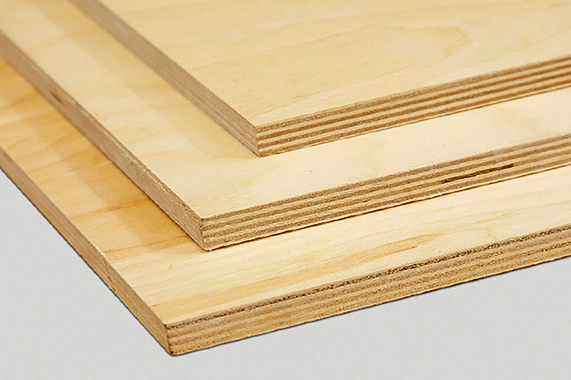 Plywood is durable and cheaper than solid wood