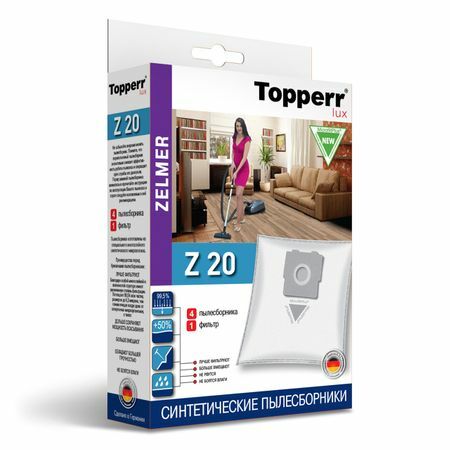 Støvposer TOPPERR Z 20 4,3l Zelmer, Bork