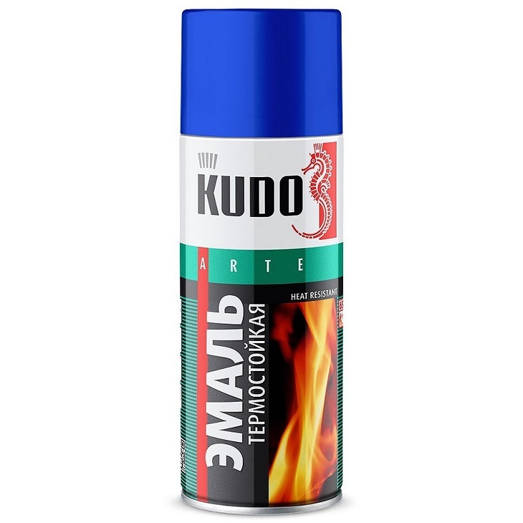 Enamel aerosol heat-resistant Kudo KU-5003 white 520 ml