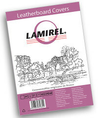 Lamirel Delta A4-omslagen, leer reliëf, crème, 100 stuks