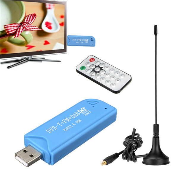 Digitaler dvb-t USB 2.0 sdr poke fm hdtv TV-Tuner-Empfänger-Stick für Windows XP