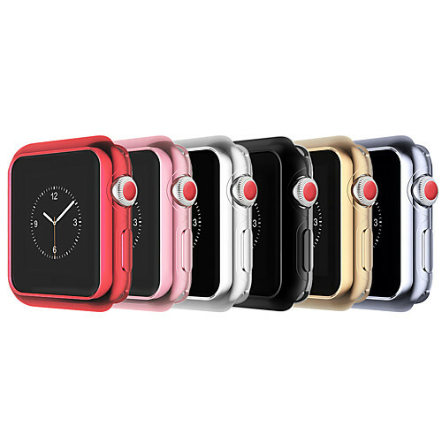 Apple watch silikon stötfångare fodral skydd för apple watch 3 series 1 2 38mm 42mm