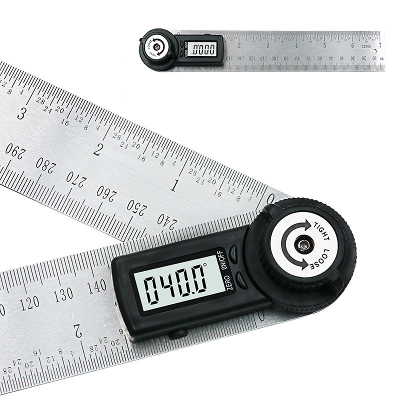 Medidor de ângulo do transferidor de exibição digital 360 ° Inclinômetro Goniômetro Ferramenta de medição de nível Medidor eletrônico de ângulo