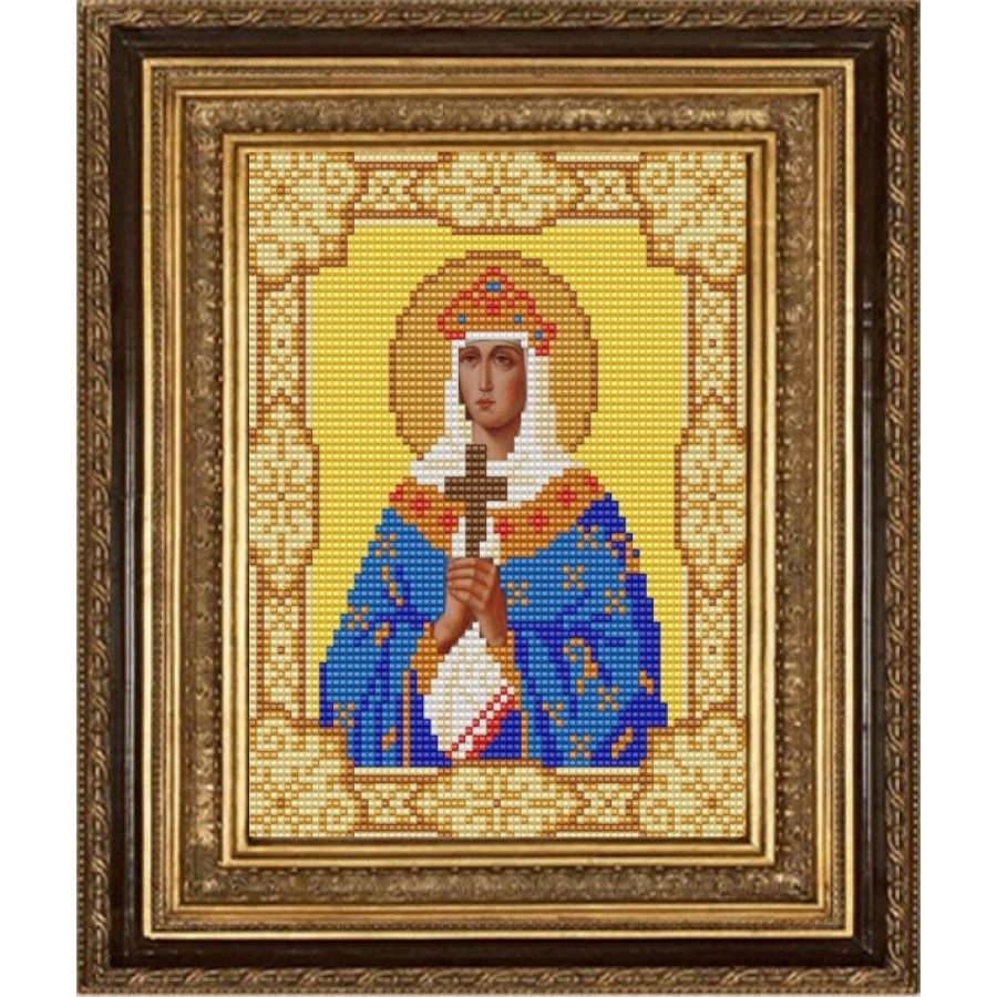 Drawing on fabric (Beads) SKATE art. 9148 Saint Olga 15x18 cm