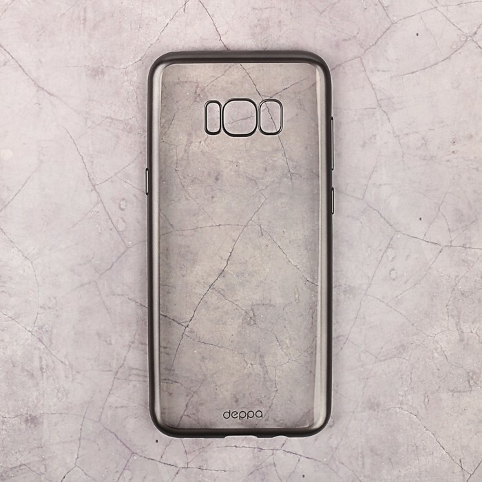 Ovitek Deppa Gel Plus mat za Samsung Galaxy S8 +, črn