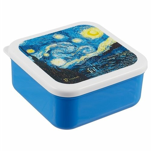 Lunch box Vincent Van Gogh Notte stellata (plastica) (11,5х11,5) (12-rongtai-15001)