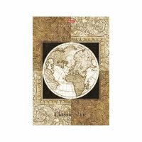 Notisblokk Antikk kart, 40 ark, A5