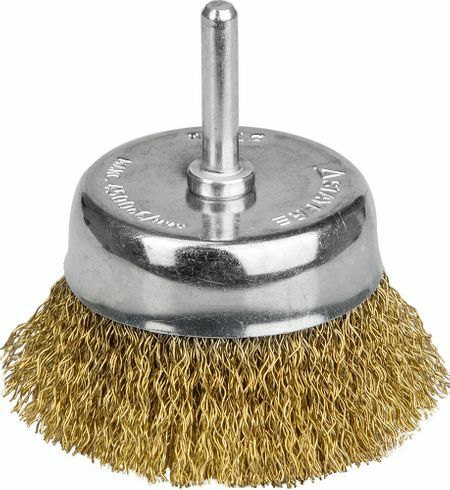 STAYER PROFESSIONAL cup brush for drills 35117-063_z01, brass plated