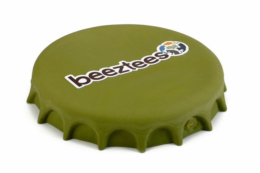 DOG TOY Víčko na láhev Beeztees Frisbee zelené 24 cm