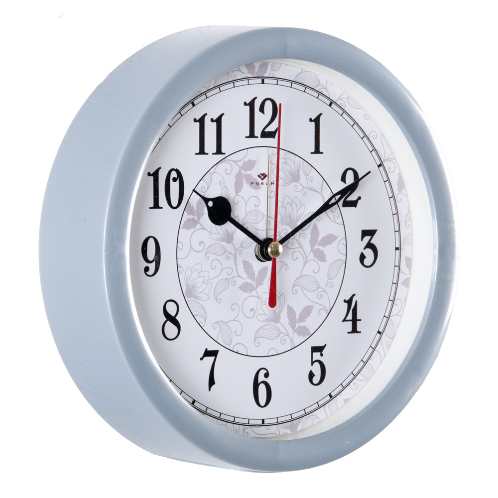 Reloj despertador Rubin Pattern, d = 15cm, caja de nácar, plástico / vidrio