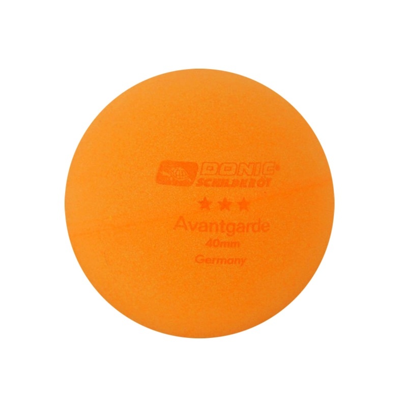 Bordtennisbolde Donic Avantgarde 3 orange, 6 stk.