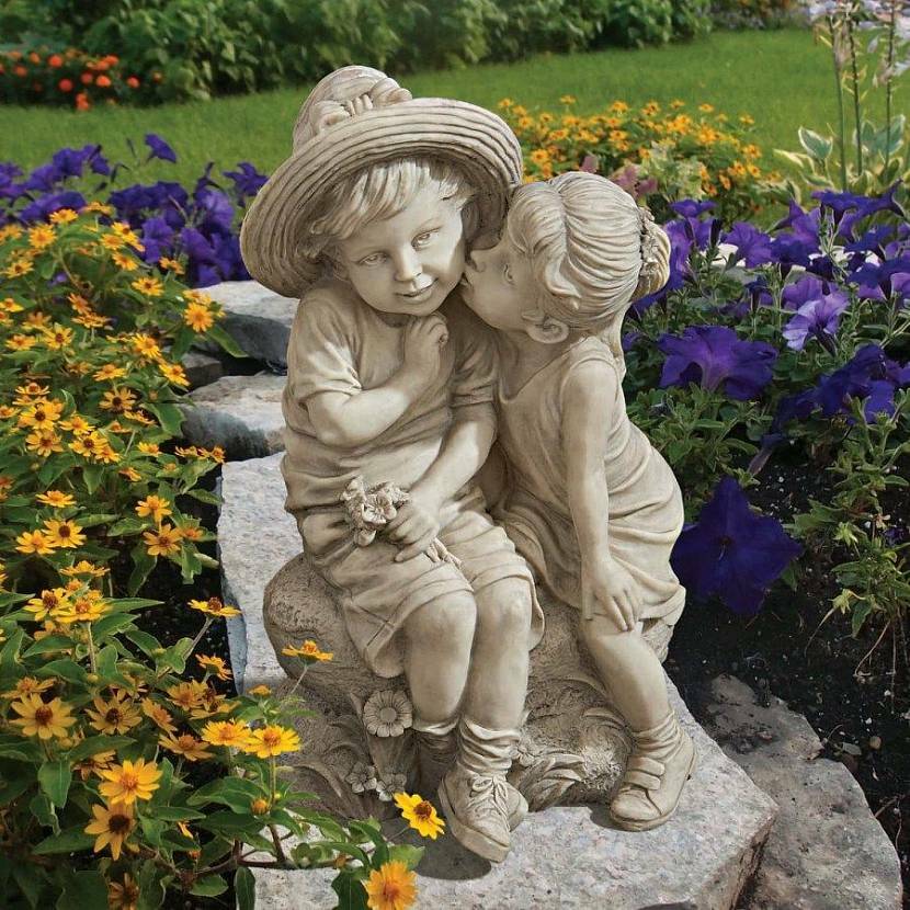 foto de ideias de escultura de jardim